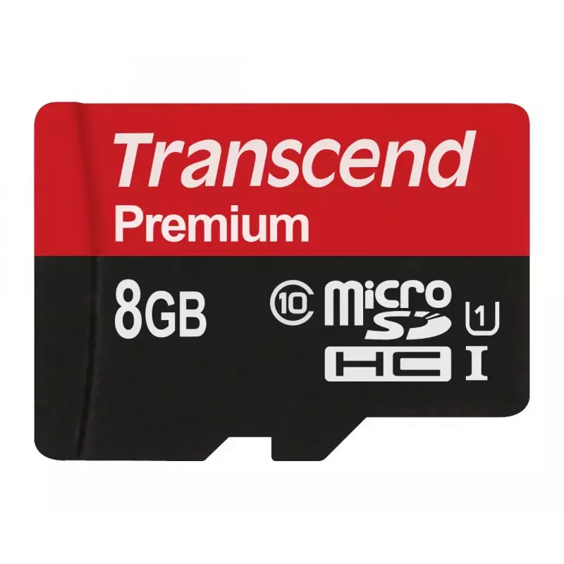 Transcend 8GB MicroSDHC Class 10 UHS-I atminties kortelė TS8GUSDCU1