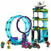 LEGO City Stuntz 60361 Ultimate Stunt Riders Challenge – triukų motociklų rinkinys