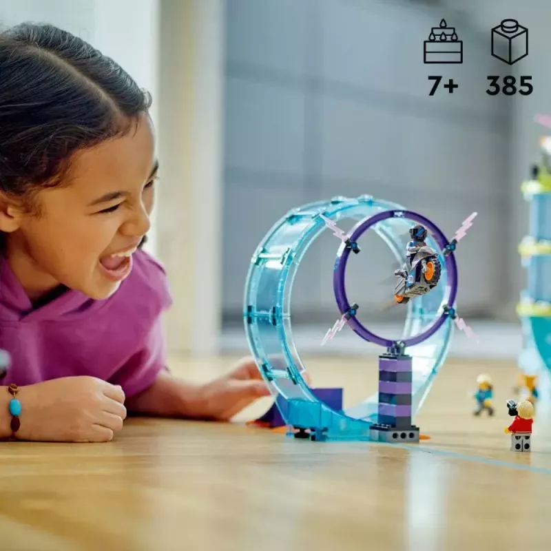 LEGO City Stuntz 60361 Ultimate Stunt Riders Challenge – triukų motociklų rinkinys