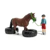 Žaidimų rinkinys Ponių vikrumo lenktynės Schleich FARM WORLD 42482