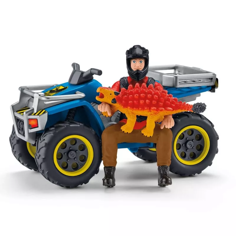 Schleich Dinozaurai Kvadraciklio pabėgimas nuo Velociraptor