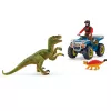 Schleich Dinozaurai Kvadraciklio pabėgimas nuo Velociraptor