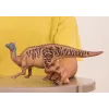 schleich Dinozaurai Edmontosaurus, 4 m., Užkariaujant Žemę, Dinozaurai ir ugnikalnis, Juoda, Ruda, Žalia, Plastikas