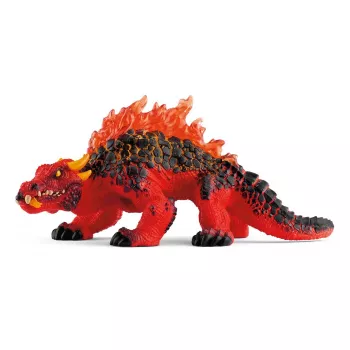 Schleich ELDRADOR CREATURES Magma Driežas, 7 m., Lava pasaulis, Pabaisos ir drakonai, Juoda, Raudona, Plastikas