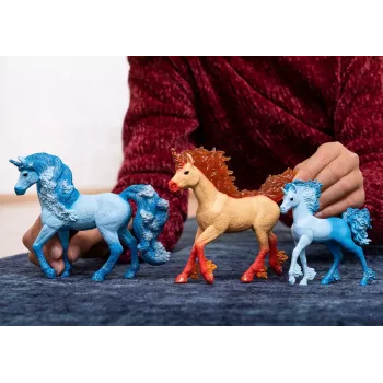 Schleich BAYALA Elementa Fire Unicorn Stallion oranžinis 70756S