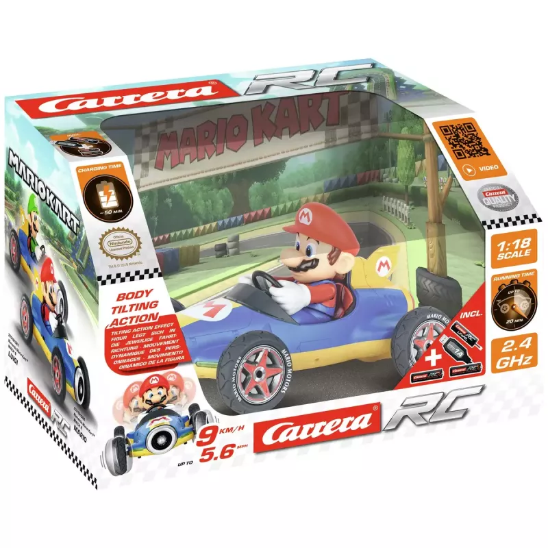 Carrera RC Mario Kart Mach 8 – radijo bangomis valdomas bugis 1:18