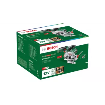 Bosch UniversalCirc 12 belaidis pjūklas 85 mm, juodas, žalias, 1400 aps./min.