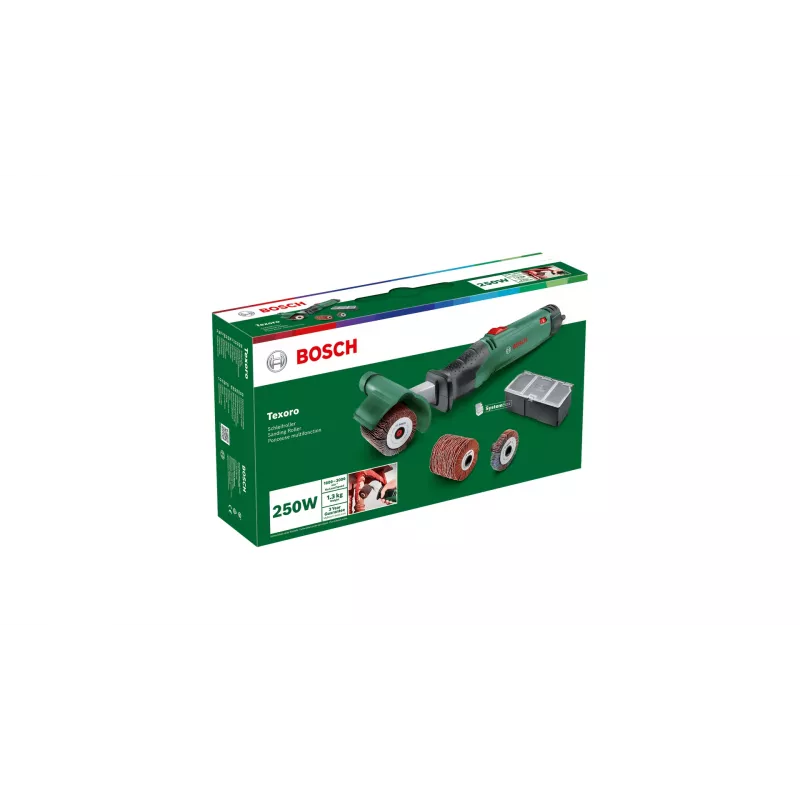 Bosch Texoro šlifavimo volas 3000 aps./min. Juoda, Žalia, Pilka 250 W