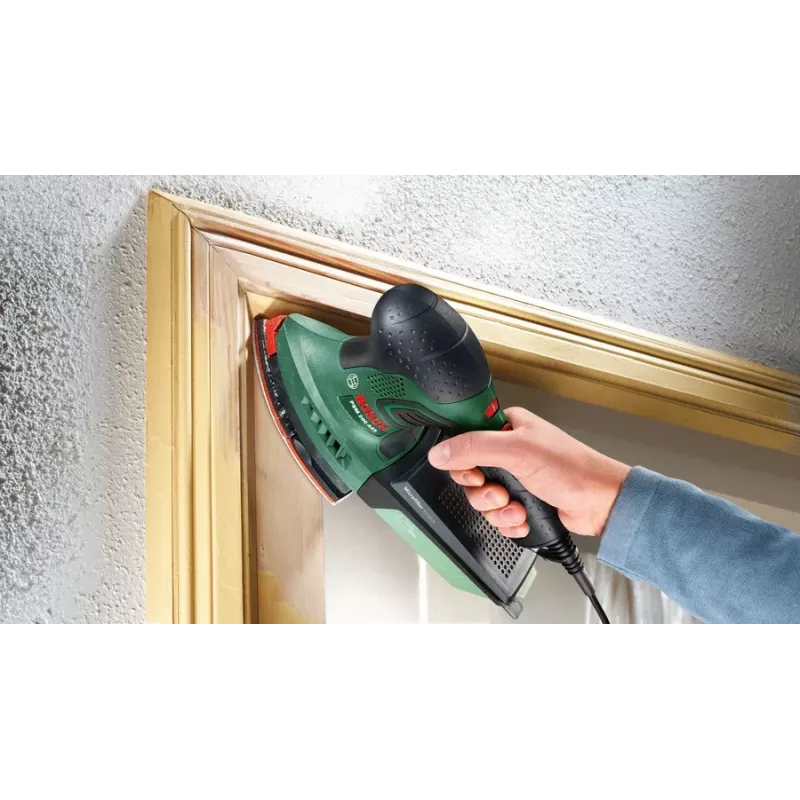 Bosch PSM 200 AES Daugiafunkcinis šlifuoklis 26000 RPM Juoda, Žalia 200 W