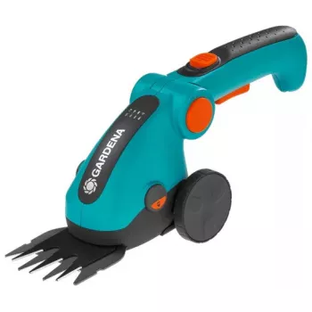 Belaidės žoliapjovės žirklės Gardena 9889-20 3,6 V ličio jonų turkio spalvos