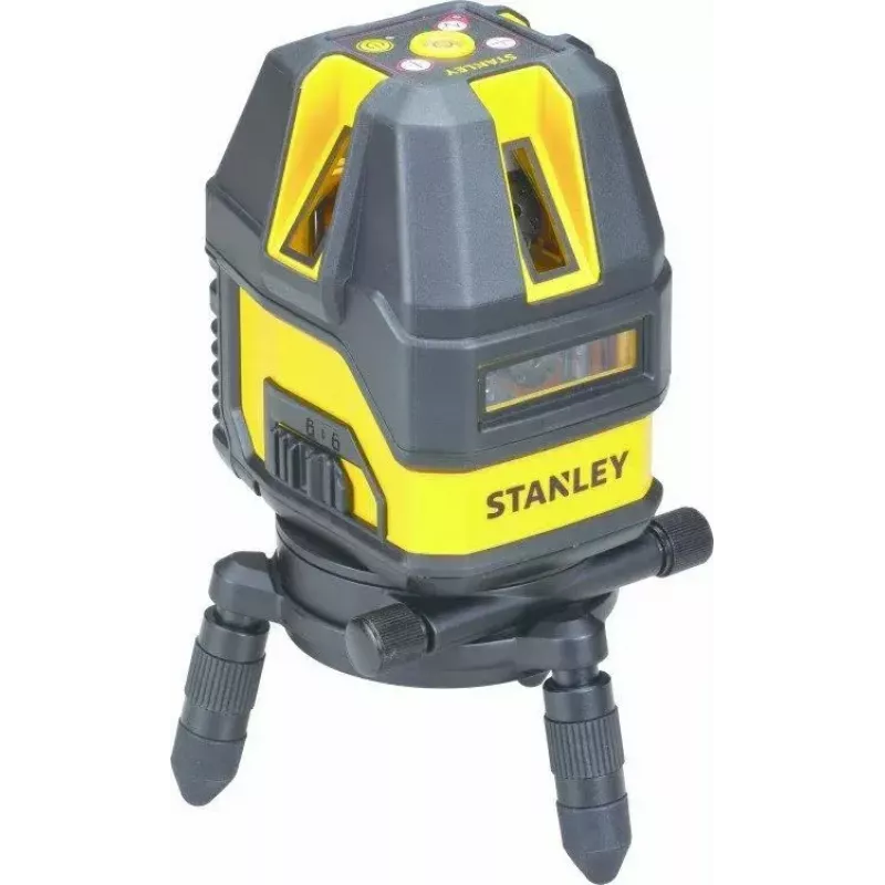 Lazerinis nivelyras STANLEY Multi-Line STHT77514-1 – raudonas lazeris, 4 vertikalios ir 1 horizontali linija