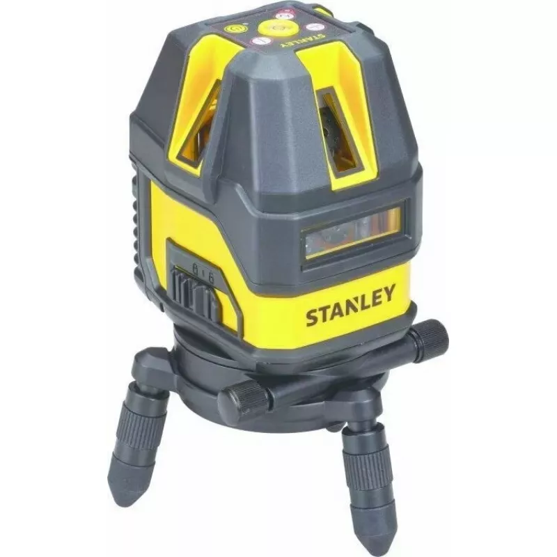 Lazerinis nivelyras STANLEY Multi-Line STHT77514-1 – raudonas lazeris, 4 vertikalios ir 1 horizontali linija