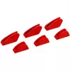 Atsarginės dalys vandentiekio raktui Knipex 86 09 250 V01 raudonas plastikas 6 vnt.