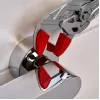 Atsarginės dalys vandentiekio raktui Knipex 86 09 250 V01 raudonas plastikas 6 vnt.