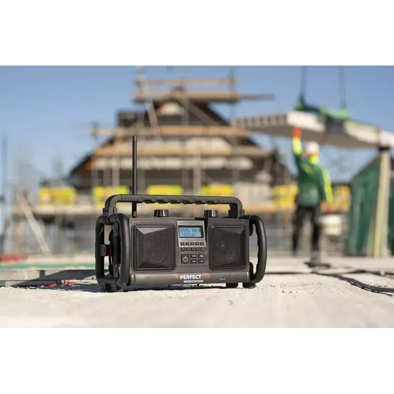 Nešiojamas radijas Perfectpro Workstation DAB+ FM 20W