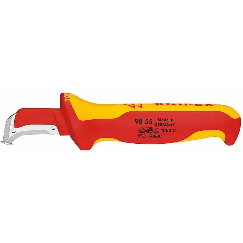 Fiksuoto peilio peilis Knipex 009855 raudonai geltonas