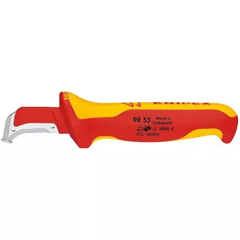 Fiksuoto peilio peilis Knipex 009855 raudonai geltonas