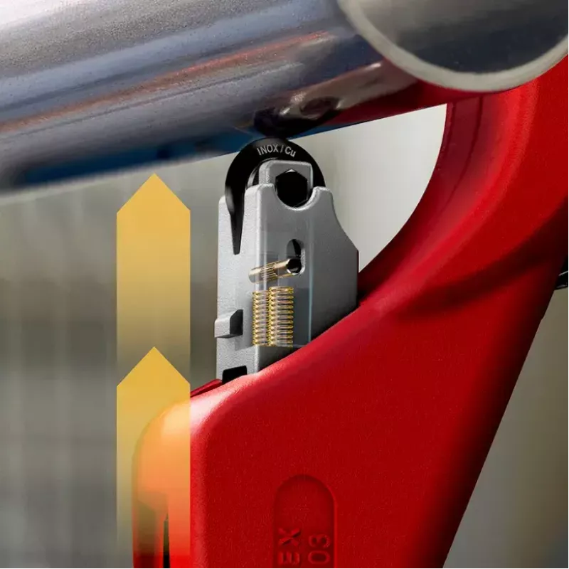Vamzdžių pjaustytuvas Knipex 90 31 03 BK, tinka žalvariui, variui, plienui