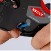 Knipex 12 72 190 kombinuotosios replės, plieninė galvutė, plastikinės rankenos, juodos-raudonos, 190 mm