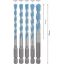 Bosch Expert HEX-9 gręžtuvų rinkinys mūrui 5 vnt.