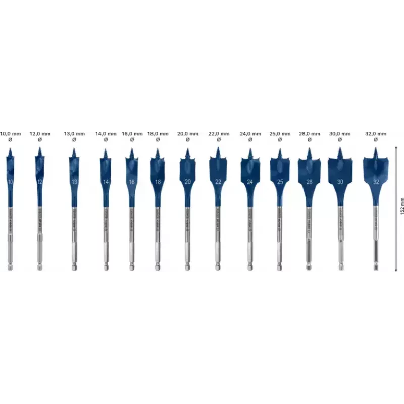 Bosch 2 608 900 336 plokščiasis grąžtas 13 vnt.