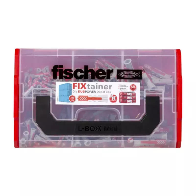 Fischer FIXtainer DUOPOWER 535968 – 210 vnt. sausaininiai inkarai
