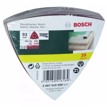 Bosch 2 607 019 500 šlifavimo priedų rinkinys 25 vnt.