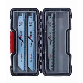 Bosch 2 607 010 901 pjūklo geležčių rinkinys metalo ir medžio pjovimui 15 vnt.