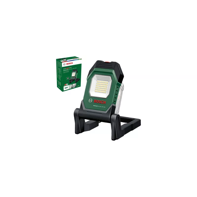 Bosch UniversalWorkLight 18V-2100 juoda, žalia