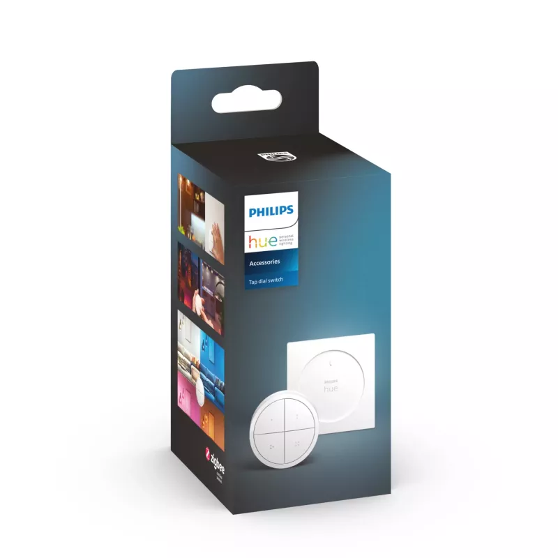 Philips Tap dial switch belaidis jungiklis, baltas, laisvai pastatomas/ant sienos, IP20, plastikinis