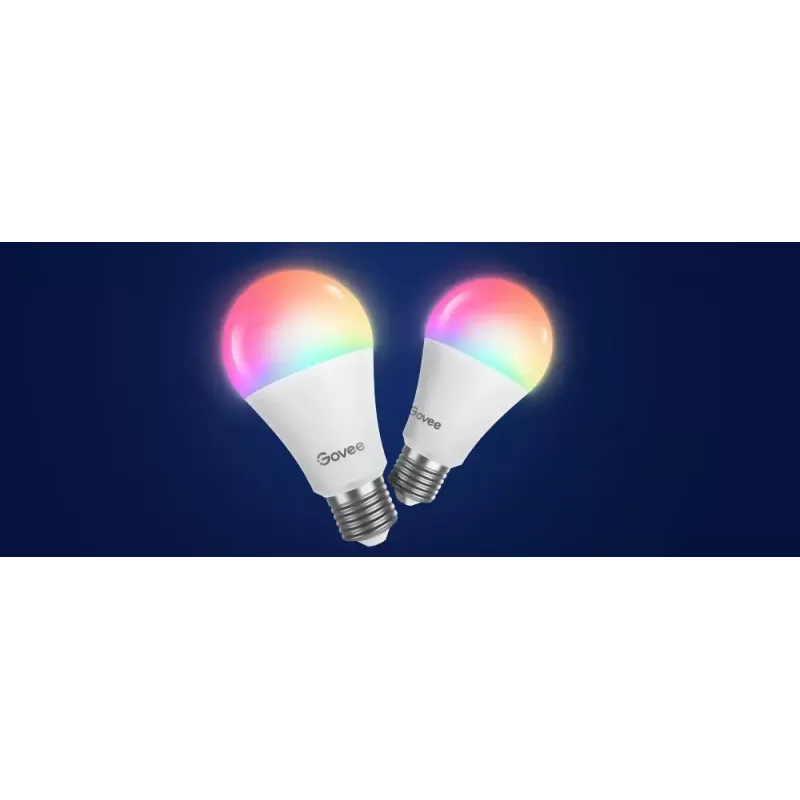 Išmanioji lemputė Govee Smart Wifi&BLE Light Bulb 800 lm – E27, 9 W, Wi‑Fi/Bluetooth, balta