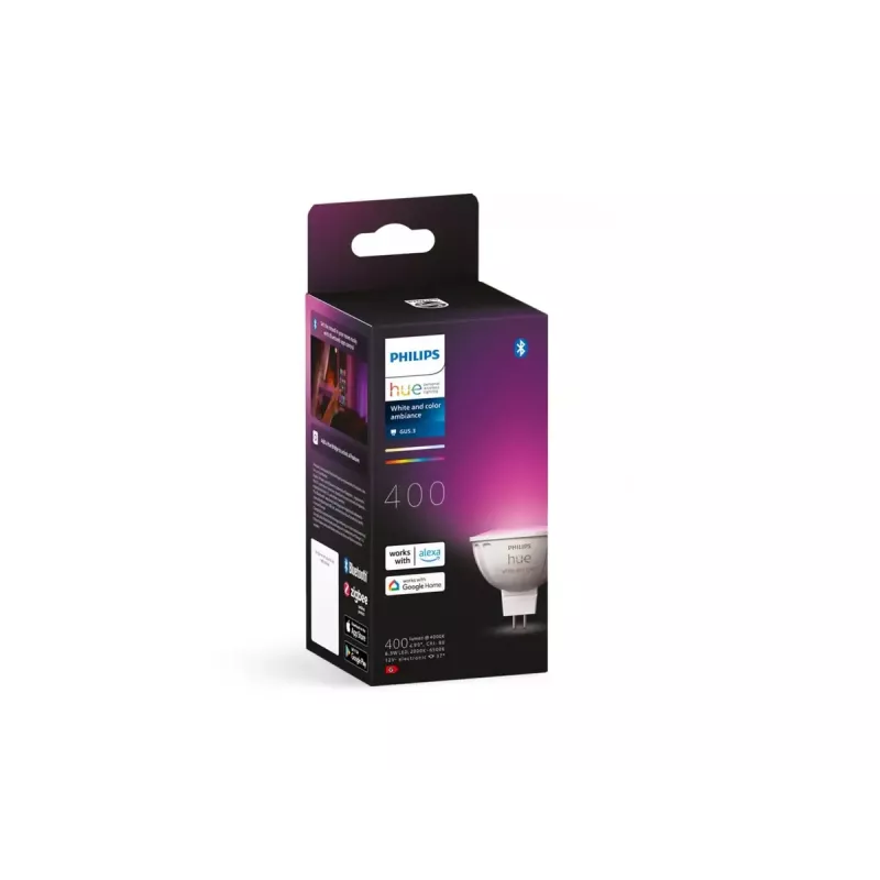 Philips Hue White and colour ambience MR16 prožektorius, GU53, 6,3 W, Bluetooth/Zigbee