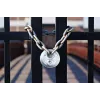 ABUS 25/70 Diskus spynos pakabukas su raktu 5 raktais 7 cm