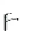 Hansgrohe Focus M41 vienos rankenėlės virtuvės maišytuvas 160, 1jet, chromas