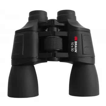 Žiūronai BRAUN 10x50 — 10× didinimas, 50 mm objektyvai