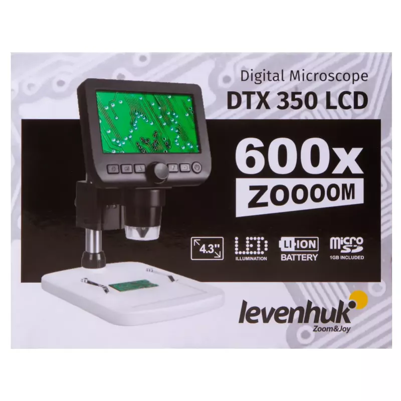 Skaitmeninis mikroskopas Levenhuk DTX 350 LCD, didinimas iki 600x