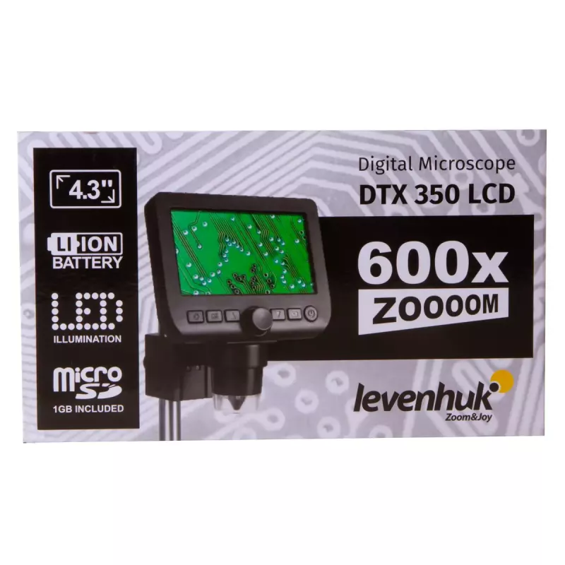 Skaitmeninis mikroskopas Levenhuk DTX 350 LCD, didinimas iki 600x