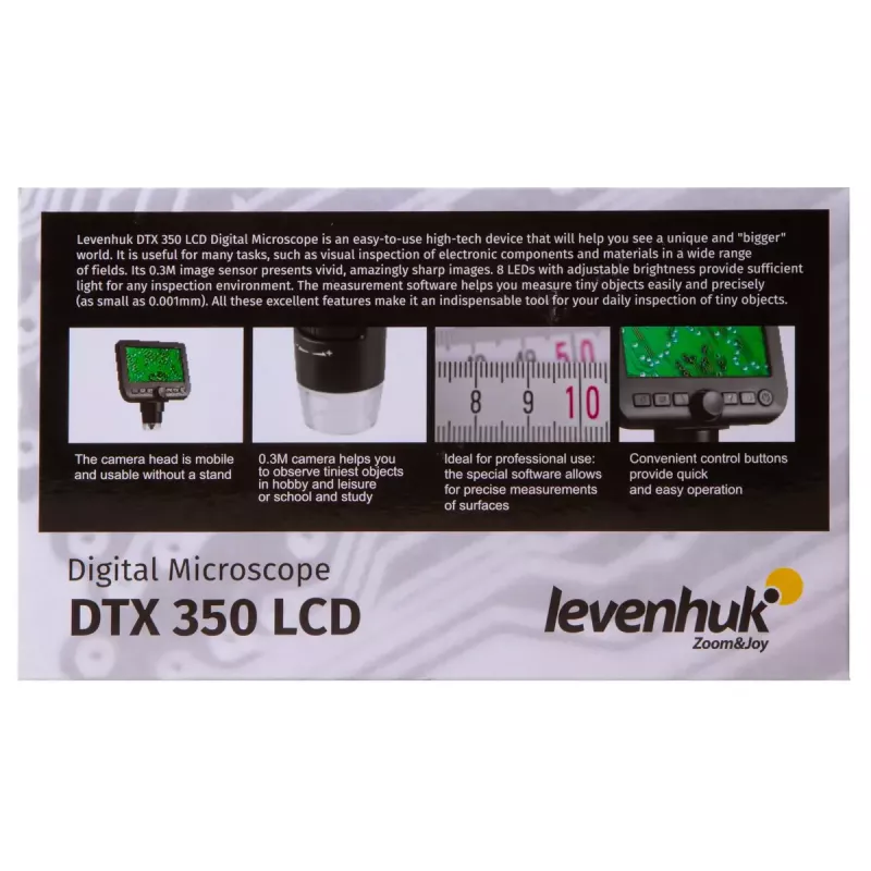 Skaitmeninis mikroskopas Levenhuk DTX 350 LCD, didinimas iki 600x
