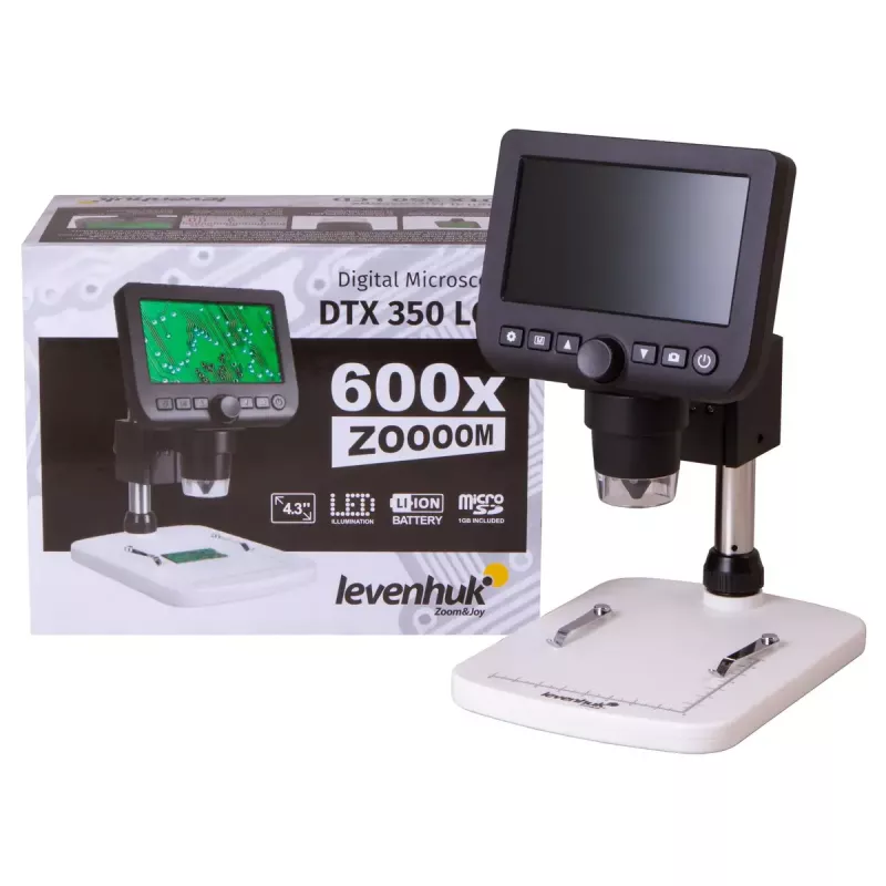 Skaitmeninis mikroskopas Levenhuk DTX 350 LCD, didinimas iki 600x