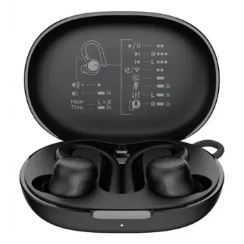 Ausinės Belkin SoundForm ActiveFit laidinės belaidės Bluetooth juodos