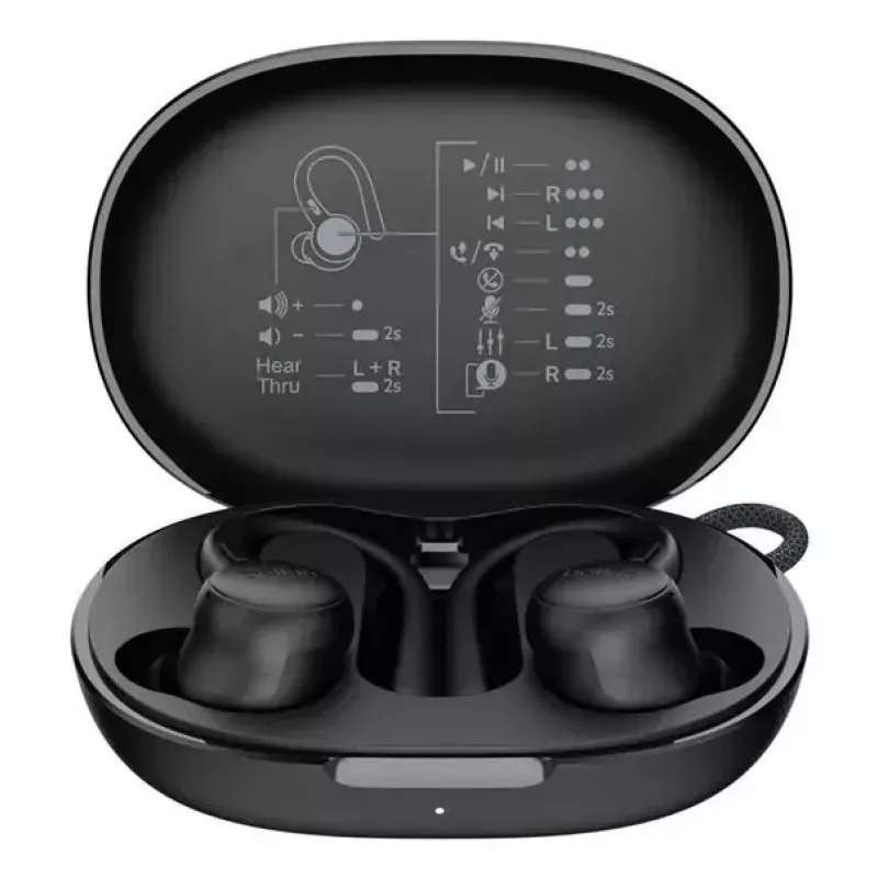 Ausinės Belkin SoundForm ActiveFit laidinės belaidės Bluetooth juodos
