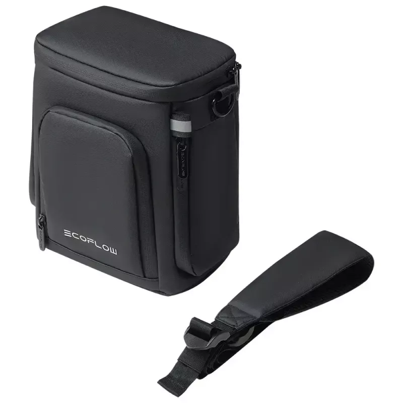 Nešiojimo krepšys EcoFlow TRAIL DC nešiojamai elektrinei stočiai, juodas, 220×120×230 mm
