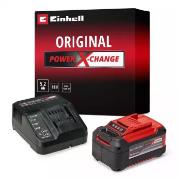 Baterijų rinkinys EINHELL 18V 5.2Ah su įkrovikliu 1091226