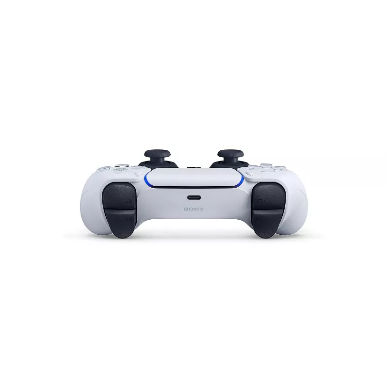 Žaidimų pultas Sony DualSense V2 juodas baltas – belaidis ir laidinis Bluetooth/USB, skirtas PS5, PC, Mac, iOS, Android, 0,28 kg