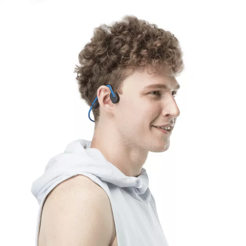 SHOKZ OpenMove belaidės ausinės su kaulinio garso technologija, mėlynos