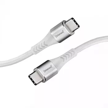 USB-C laidas Intenso CABLE USB-C TO USB-C 1,5 m baltas