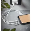 Intenso A315C 7901102 USB-A į USB-C laidas, USB 2.0, 3 A, PD iki 60 W, nailono, 1,5 m, baltas