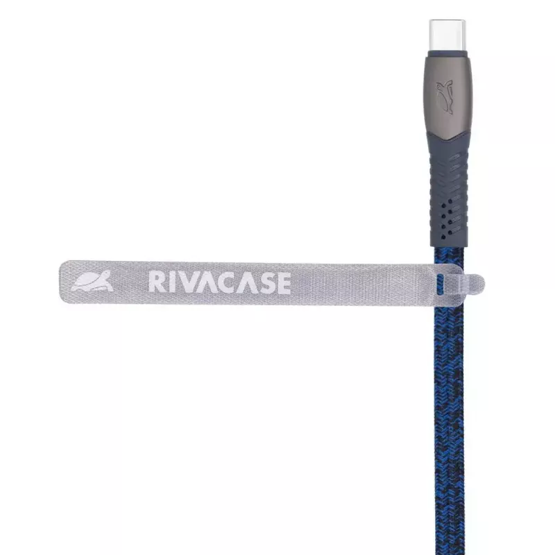 USB laidas Rivacase PS6105 BL12 USB 2.0 1,2 m USB-C mėlynas