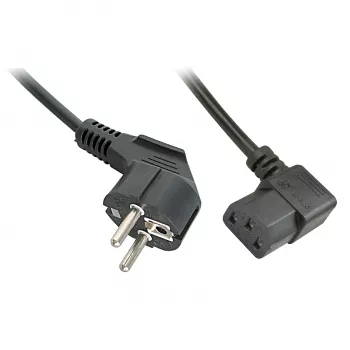 Lindy 30345 maitinimo laidas smėlio spalvos 2 m CEE7/7 C13 lizdas