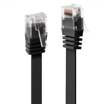Lindy 47524 tinklo kabelis Juodas 5 m Cat6 U/UTP (UTP)